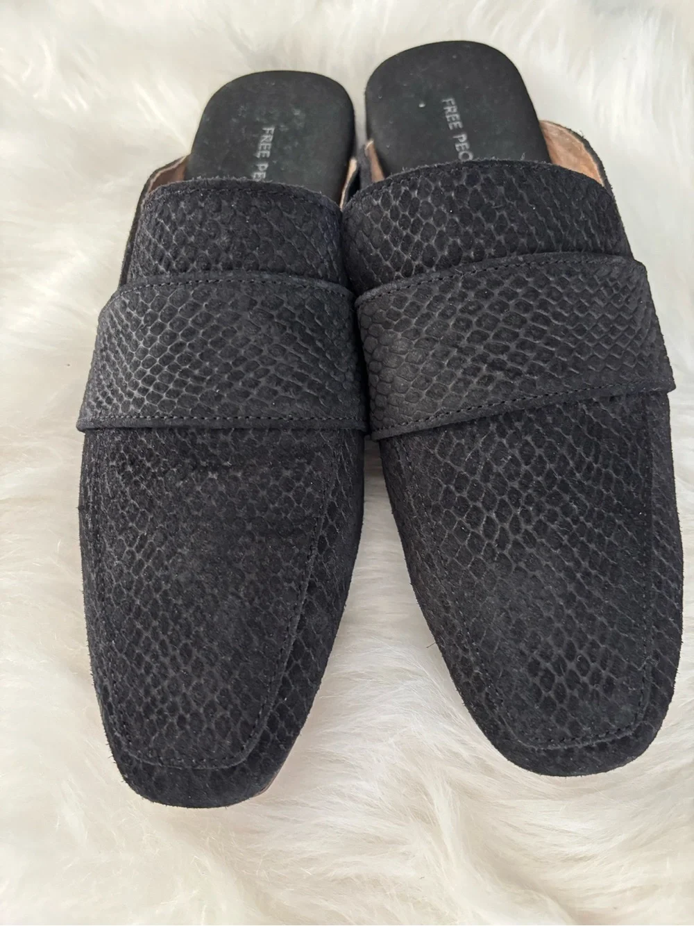 Free People At Ease Embossed Loafers